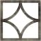 Ekena Millwork Statesman Architectural Grade PVC Pierced Medallion, 16"OD x 10 1/4"ID x 1/2"P, Antiqued Warm Silver CMPP16X16STAWS - alternate 1